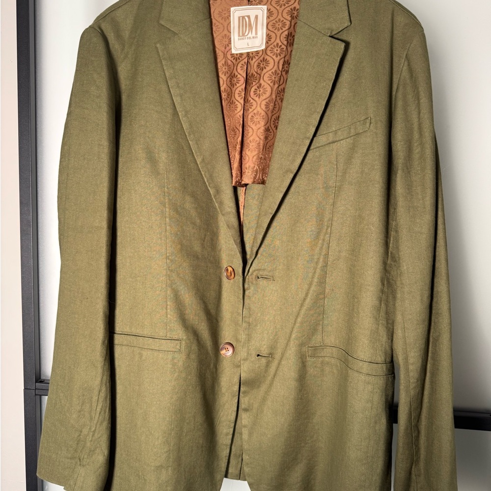 Dandy Del Mar Linen Blazer Large